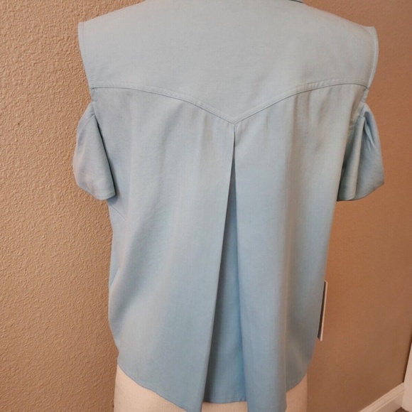 Alexander Wang Cutout Button Down Blouse - Picture 3 of 8